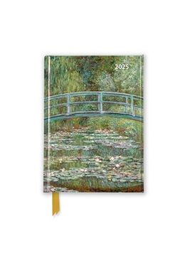 portada Claude Monet: Bridge Over a Pond of Water Lilies 2025 Luxury Pocket Diary Planner - Week to View (en Inglés)