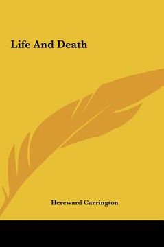 portada life and death (en Inglés)