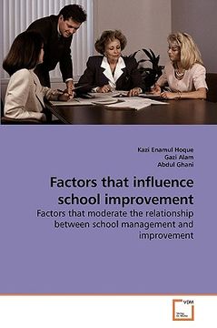 portada factors that influence school improvement (en Inglés)