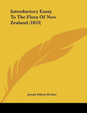 portada introductory essay to the flora of new zealand (1853)