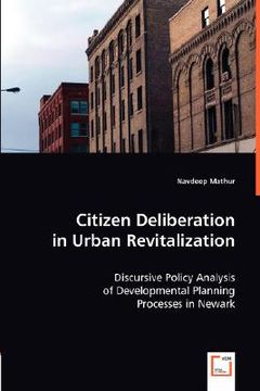 portada citizen deliberation in urban revitalization (en Inglés)