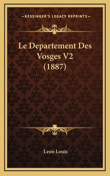 portada Le Departement Des Vosges V2 (1887) (en Francés)