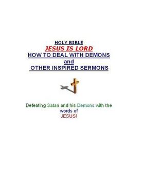 portada How To Deal With Demons and other Inspired messages: Winning with the words of JESUS! (en Inglés)