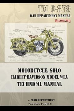 portada motorcycle, solo harley-davidson model wla technical manual (en Inglés)