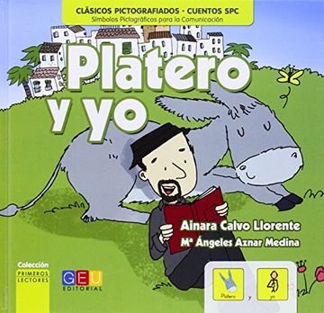 portada Platero y yo (Cuento con Pictogramas sin Tarjetas) (Clásicos en Pictogramas) (in Spanish)