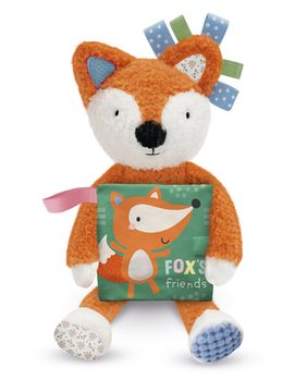portada Sensory Snuggables Medium Plush Fox with Cloth Book (in English)