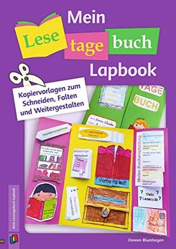 portada Mein Lesetagebuch-Lapbook: Kopiervorlagen zum Schneiden, Falten und Weitergestalten (en Alemán)