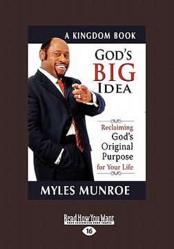 portada god's big idea: reclaiming god's original purpose for your life (in English)