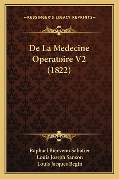 portada De La Medecine Operatoire V2 (1822) (en Francés)