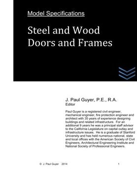 portada Model Specifications: Steel and Wood Doors and Frames