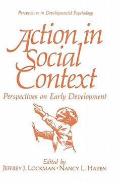 portada action in social context: perspectives on early development (en Inglés)