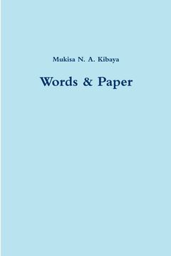 portada Words & Paper (in English)