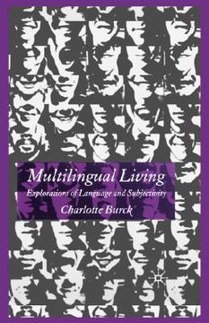portada multilingual living: explorations of language and subjectivity (en Inglés)