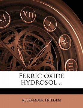 portada ferric oxide hydrosol ..