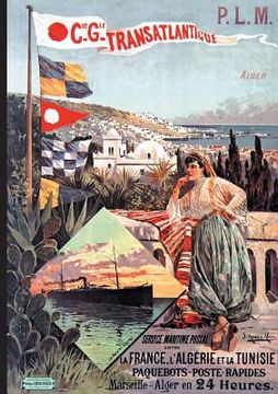 portada Carnet Ligné Affiche Paquebot Poste Algérie Tunisie (en Francés)