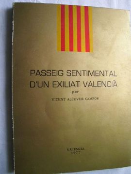 portada Passeig Sentimental d un Exiliat Valencia