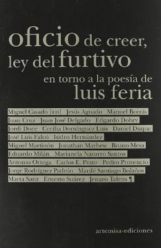 portada Oficio de Crecer,Ley del Furtivo en Torno Poesia Luis Feria