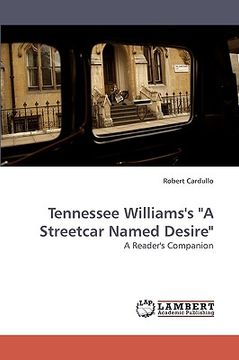portada tennessee williams's "a streetcar named desire" (en Inglés)