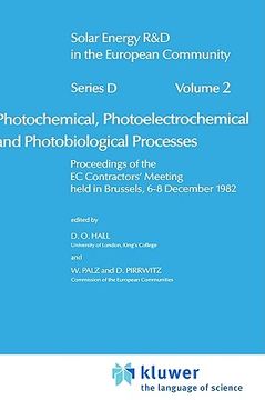 portada photochemical, photoelectrochemical and photobiological processes, vol.2 (en Inglés)