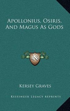 portada apollonius, osiris, and magus as gods (in English)