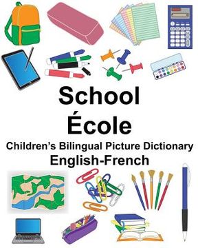 portada English-French School/École Children's Bilingual Picture Dictionary