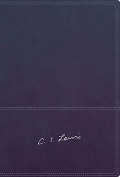 portada Reina Valera Revisada Biblia Reflexiones de c. S. Lewis, Leathersoft, Azul Marino, Interior a dos Colores