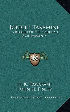 portada jokichi takamine: a record of his american achievements (en Inglés)