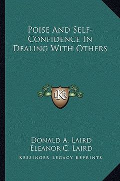 portada poise and self-confidence in dealing with others (in English)