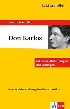 portada Lektürehilfen ' don Carlos': Inklusive Abitur-Fragen mit Lösungen. Ausführliche Inhaltsangaben mit Interpretation (in German)