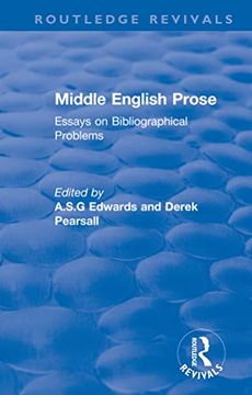 portada Middle English Prose (Routledge Revivals) (en Inglés)