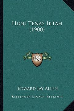 portada hiou tenas iktah (1900) (en Inglés)