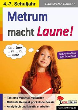portada Metrum Macht Laune! Takt und Versmaß Verstehen (en Alemán)