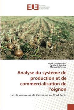 portada Analyse du système de production et de commercialisation de l'oignon (en Francés)