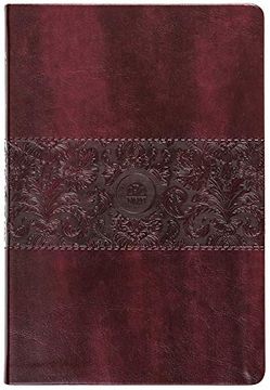 portada The Passion Translation new Testament With Psalms Proverbs and Song of Songs (2020 Edn) Large Print Burgundy Faux Leather (in English)