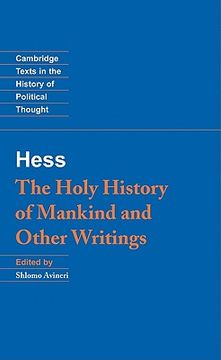 portada moses hess: the holy history of mankind and other writings (en Inglés)