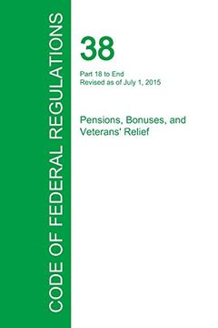 portada Code of Federal Regulations Title 38, Volume 2, July 1, 2015