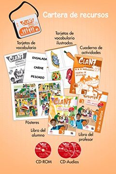 portada Clan 7 Con ¡Hola, Amigos! Level 3 Carpeta de Recursos Para El Profesor (in English)