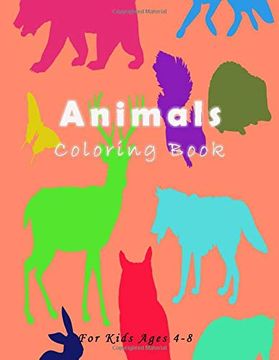 portada Animals Coloring Book: For Kids Ages (en Inglés)