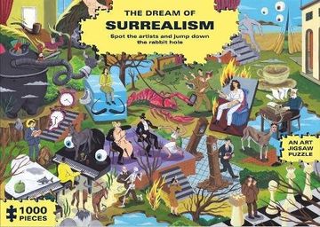 portada The Dream of Surrealism: Spot the Artists and Jump Down the Rabbit Hole (1000 Piezas) (en Inglés)