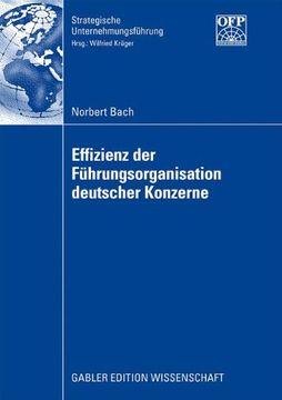 portada Effizienz der Führungsorganisation deutscher Konzerne (Strategische Unternehmungsführung) (German Edition)