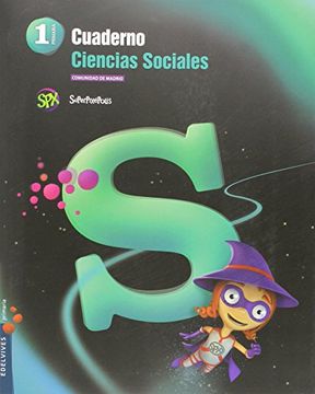 portada Cuaderno : ciencias sociales : 1 primaria : C. de Madrid (Paperback)