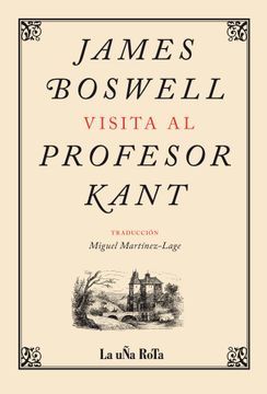 portada James Boswell Visita al Profesor Kant