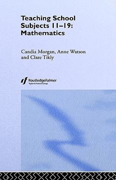 portada mathematics: teaching school subjects 11-19