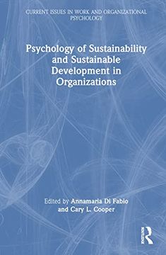 portada Psychology of Sustainability and Sustainable Development in Organizations (Current Issues in Work and Organizational Psychology) (en Inglés)