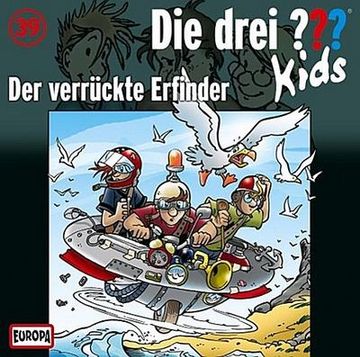 portada Die Drei?   Kids 39. Der Verrückte Erfinder (Drei Fragezeichen) cd