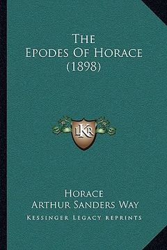portada the epodes of horace (1898) (in English)