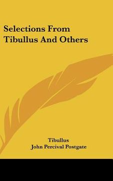 portada selections from tibullus and others (in English)