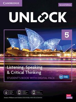 portada Unlock Level 5 Listening, Speaking and Critical Thinking Student's Book with Digital Pack [With eBook] (in English)