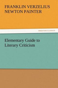 portada elementary guide to literary criticism (en Inglés)