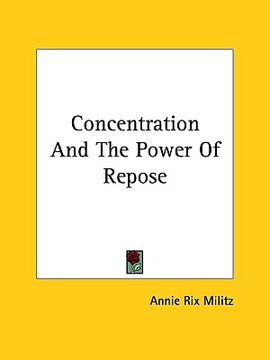 portada concentration and the power of repose (en Inglés)